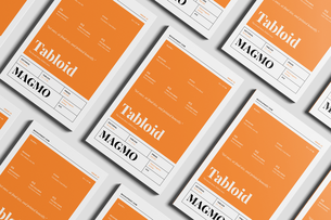 Free Tabloid Print Magazine Mockup