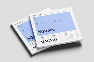 Free Square Magazine Mockup PSD