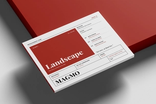 Free US Letter Horizontal Publishing Magazine Mockup