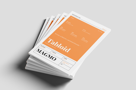 Tabloid Modern Magazine Mockup