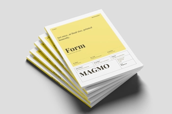 Free EU Size Magazine Mockup