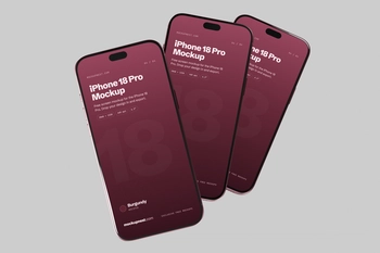 Free iPhone 18 Pro Mockup