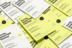 Free 5×7 Leaflet Mockup