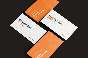 3.5×2 Business Card Mockup