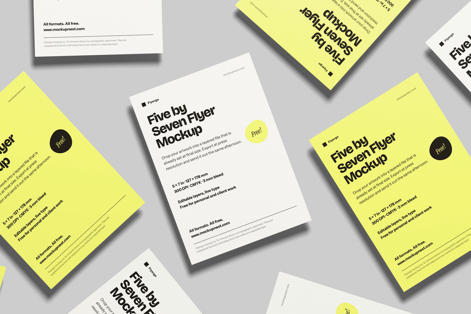 5×7 Flyer Mockup