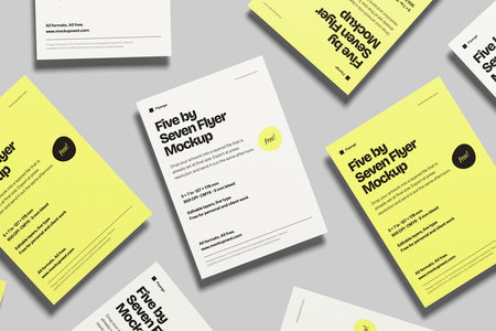 5×7 Flyer Mockup