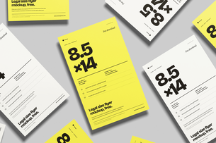 8.5×14 Lagel Flyer Mockup