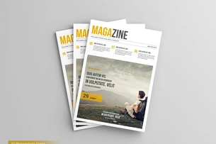 A4 Magazine Mock-Up