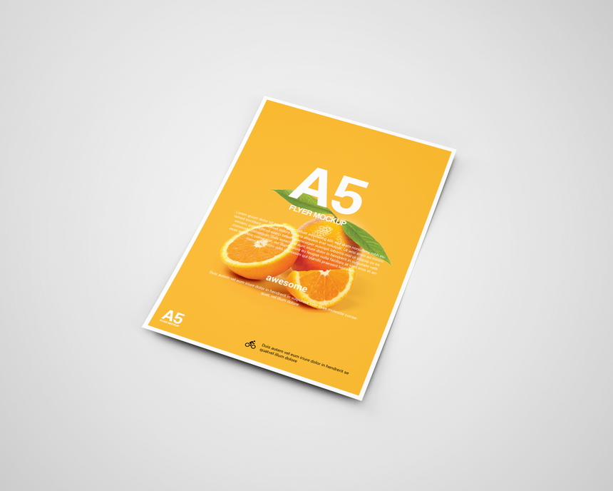 A5 Flyer Mock-Ups