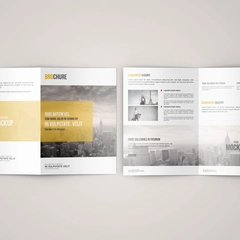 A5 Bi-Fold Brochure Mock-Up – Free