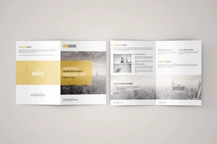 A5 Bi-Fold Brochure Mock-Up – Free