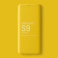 Free Minimal Samsung Galaxy S9 Mockups