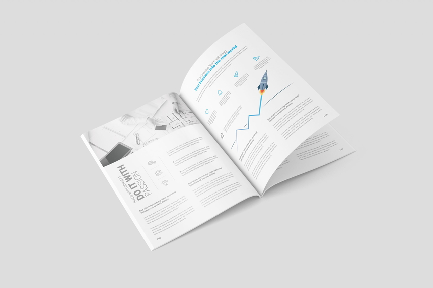 A4 Magazine / Brochure Mockup