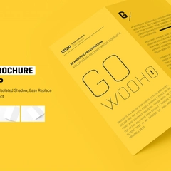A4 Z Fold Brochure Mockup