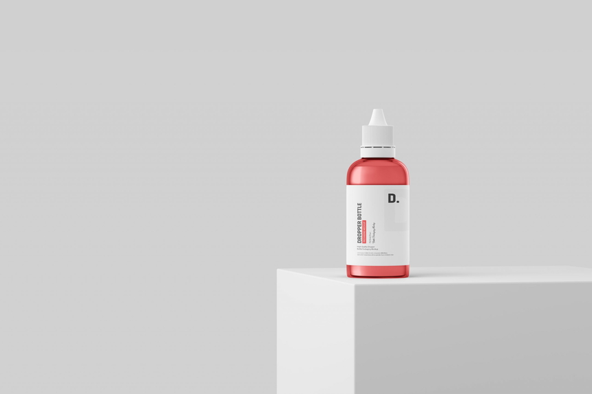 Dropper Bottle Packaging Mockup