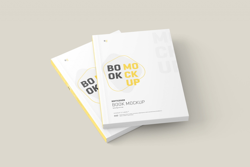 Softcover Book Mockup