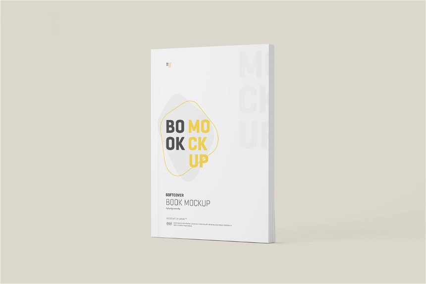 Softcover Book Mockup