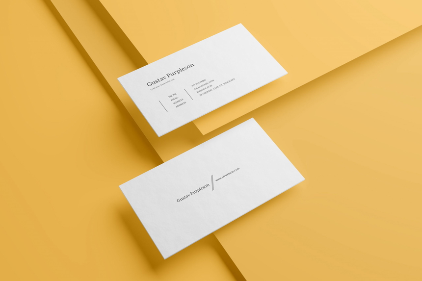 Clean Business Card Mockup