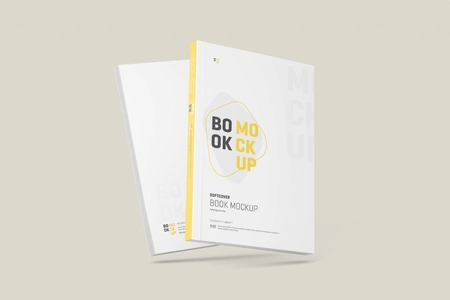 Free Clean Softcover Book Mockup