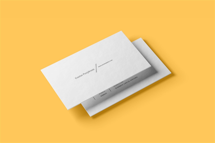 Clean Business Card Mockup
