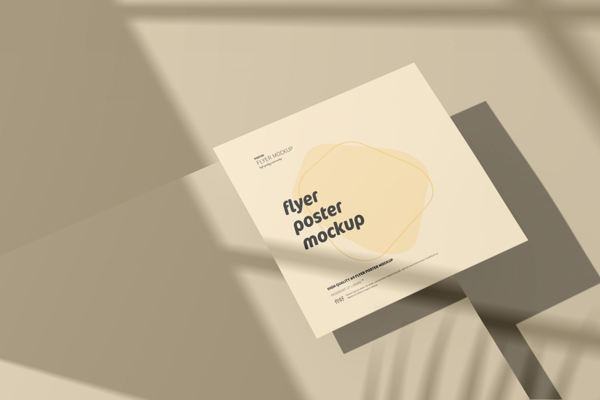 Square Flyer Mockup