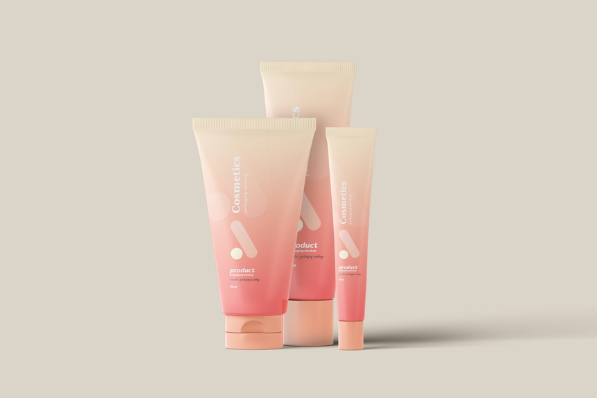 Free Cosmetics Packaging Mockup Pack