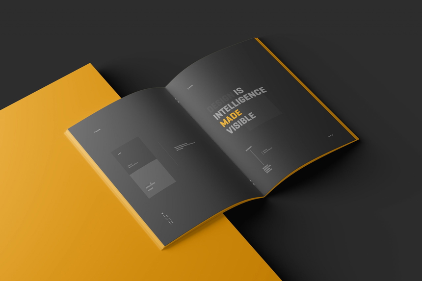 Free A4 Magazine | Brochure Mockup Set