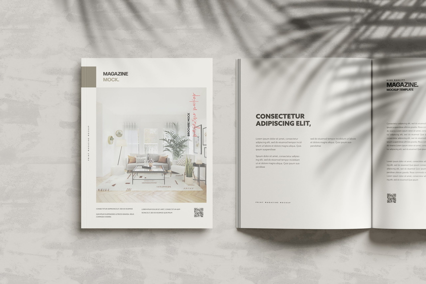 Free Magazine Mockup Kit