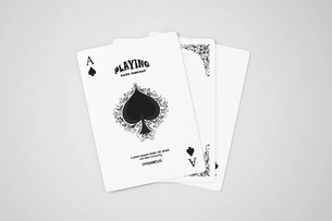 Free Playing Card Mockup