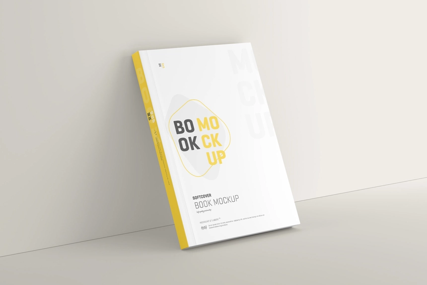 Free Softcover Book Mockup