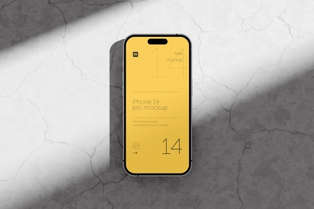 Free Iphone 14 Pro Mockup