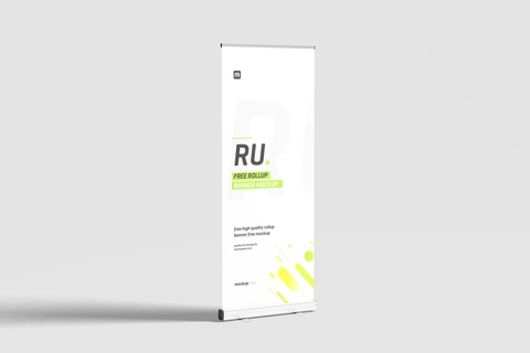 Free Rollup Mockup (PSD)