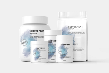 Free Supplement / Protein Jar Mockup