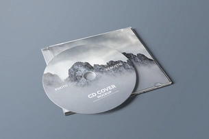 Free CD Cover Mockup