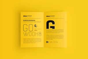 Free US Letter Bifold Brochure PSD Mockup