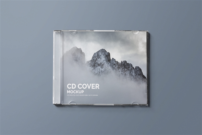 Free CD Cover Mockup