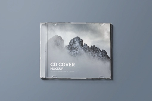 cd cover mockup free download