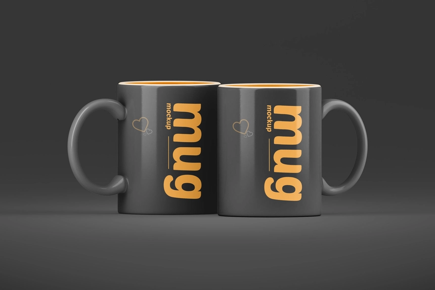 Free Coffee Mug PSD Mockup