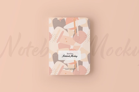 Free Rounded Corner Notebook Mockup