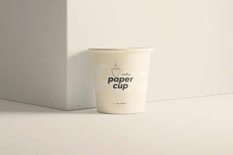 Free 4oz PSD Paper Cup Mockup | Mockupnest