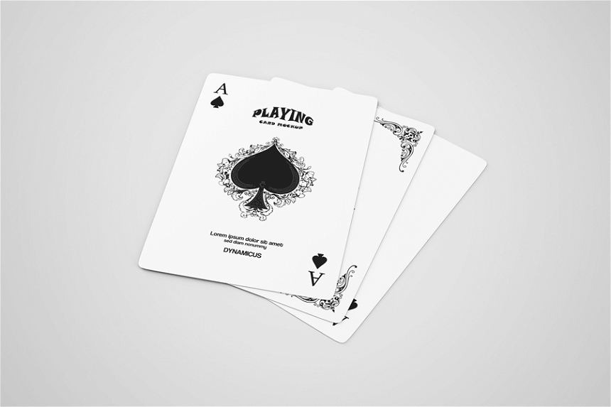 Free Playing Card PSD Mockup | Mockupnest