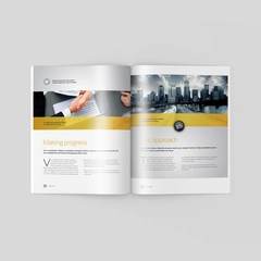 Free US Letter Magazine Mockup