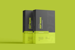 Free Software Box Mockup