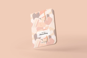 Free Sleek Rounded Corner Notebook Mockup