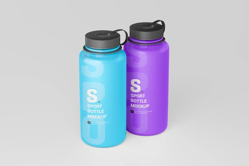 Free Sport Bottle Mockup | Mockupnest