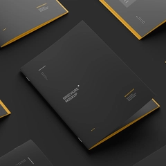 Free Realistic A4 Brochure Mockup