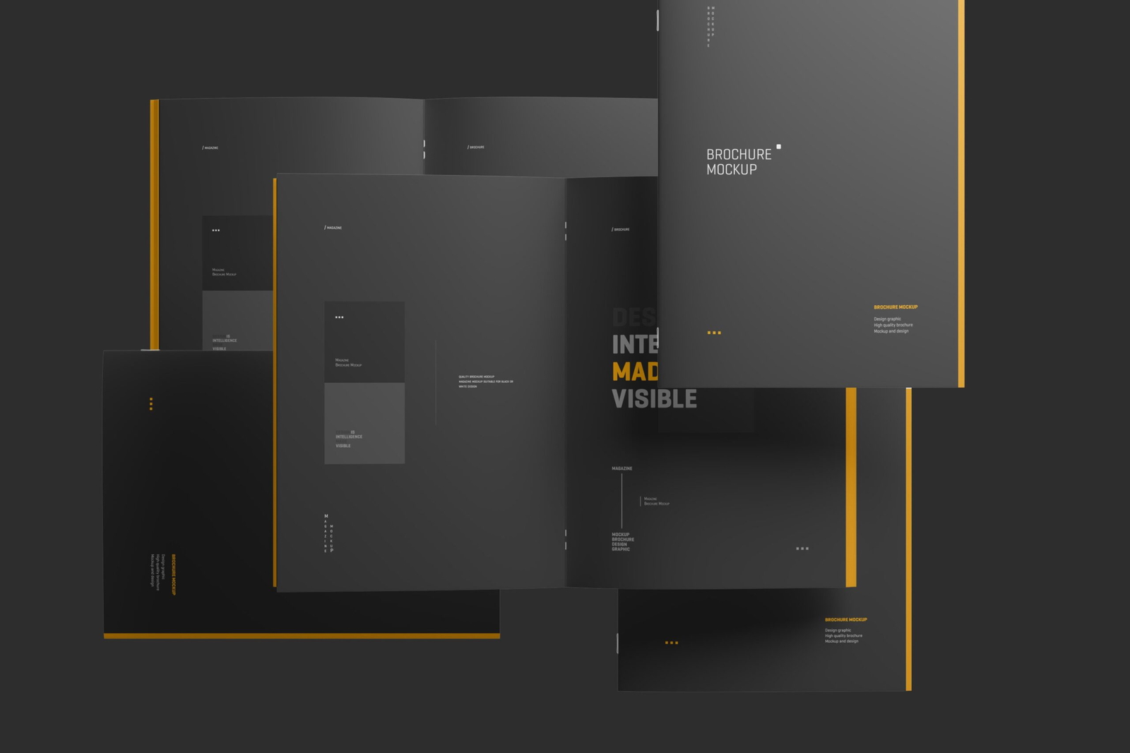 Free A4 Magazine | Brochure Mockup Set | Mockupnest Free A4 Magazine | Brochure Mockup Set | Mockupnest