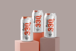 Free 330ml Soda Can Mockup
