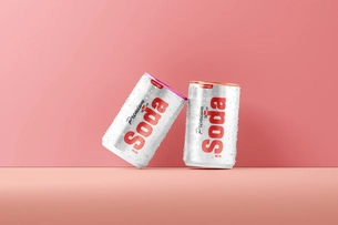Free 150ml Soda Can Mockup
