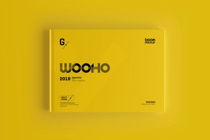 Landscape Book Mockup / Hardcover